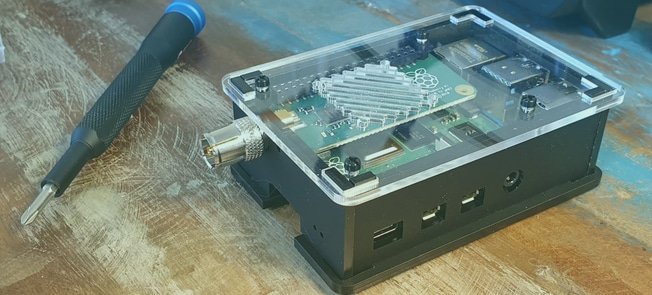 TV HAT Raspberry Pi Behuizing - Montage Instructies