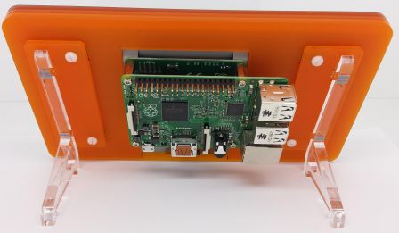 Behuizing voor 7" Touchscreen SOS Pompoen Oranje (Mat)