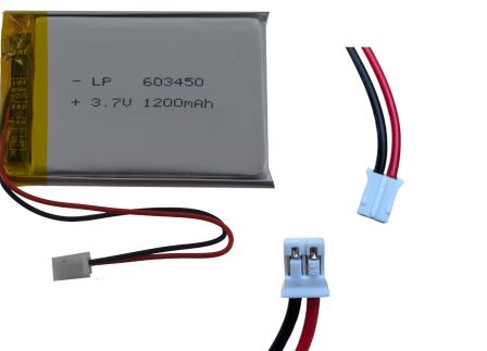 Lithium Ion Batterij - 3.7v 1200mAh