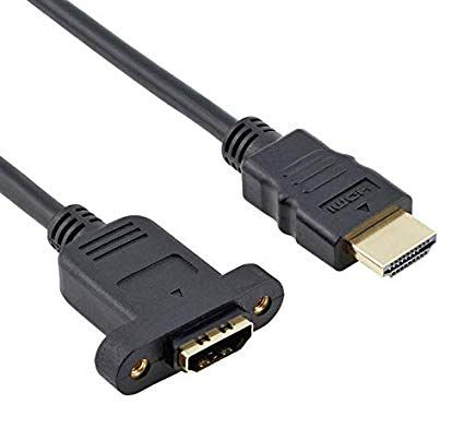 HDMI Male naar HDMI Female Kabel 30cm