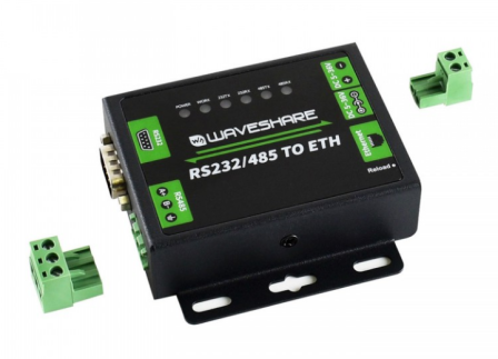 Industrial RS232/RS485 to Ethernet Converter for EU