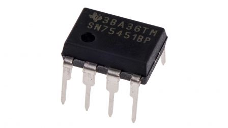 Peripheral Driver, Power, 2 Outputs, 4.75 V to 5.25 V supply, 30 V/400 mA out, DIP-8