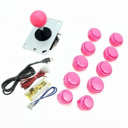 DIY Kit Arcade Joystick Game - Roze