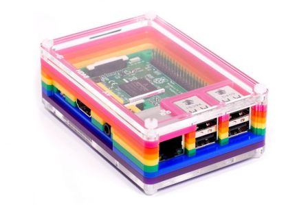 Pimoroni Pibow 3 rainbow