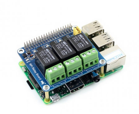 Relais Bordje voor Raspberry Pi